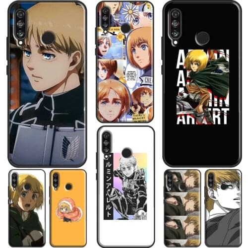 Attack on Titan Armin Arlert Case For Huawei P30 Lite P40 P20 Pro P Smart Z 2019 2021 Mate 20 10 Lite TPU Phone Cover