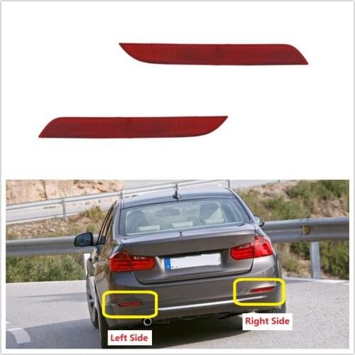 For BMW 3 Series F30 F35 2012 2013 2014 2015 Car Rear Tail Bumper Corner Reflector Decorative False Light Lamp