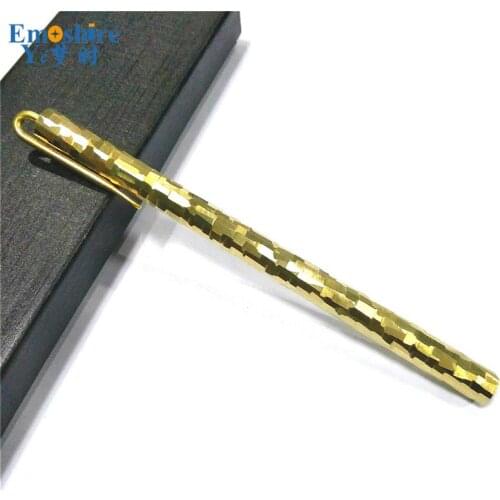 Emoshire Top Brand Bronze Pen Office School Writing Couple Gift for Boys Metal Ballpoint Pen Golden Luxury Roller Ball Pen P334