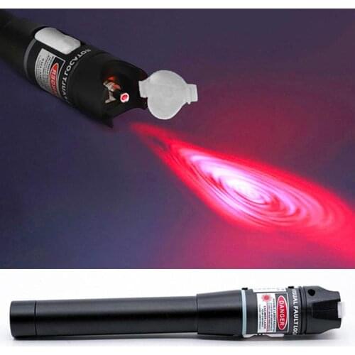 Brand New High Quality 10-30Km Visual Fault Locator Fiber Optic Cable Tester Red Light Pen Type Handheld Detector Test Equipment