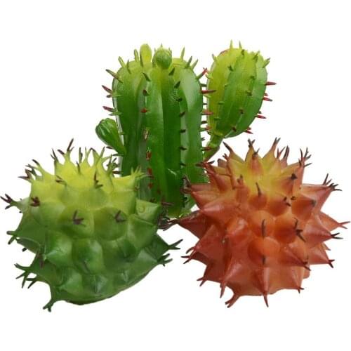 1Pc Artificial Cactus Succulent Garden Lifelike Plastic Fake Plants Home Decoration Accessories Home Decor