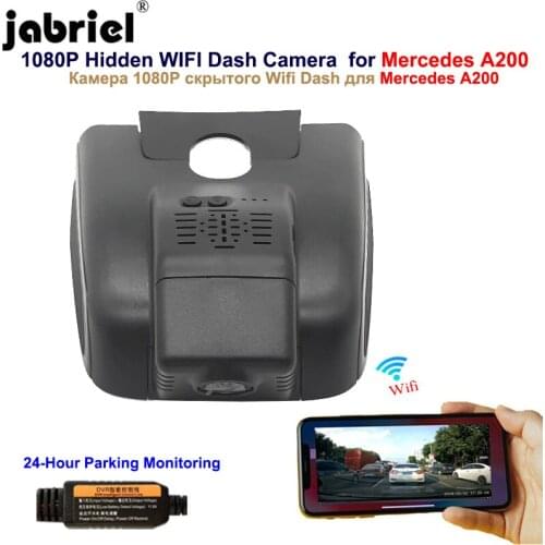 Jabriel for Mercedes benz a200 w176 2018 2019 2020 android IOS Hidden Wifi 1080P Dash cam car camera