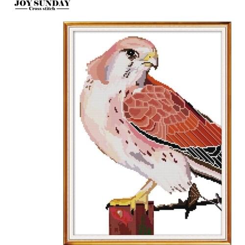 Joy Sunday Cross Stitch Animals Eagle Patterns Aida Fabric 14ct 11ct DIY Needlework DMC Canvas for Embroidery Stitch Home Decor