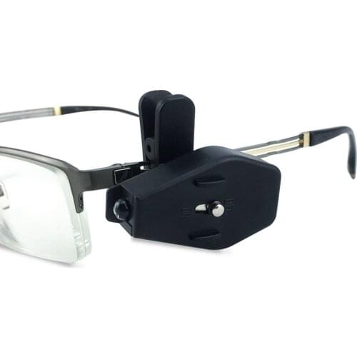 2pcs Mini Flashlight Glasses Read Lamp Eyeglass Clip 360 Degree Rotation Night Light For Reading Book