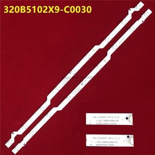 New LED backlight strip 320B5102X9-C0030 HYSL-D E479275 1.30.1.5860145R for P hilco PH32B51DSGW