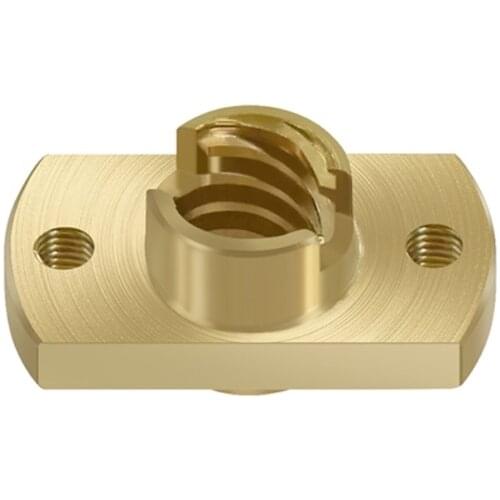 2021 New Z Axis Trapezoid Motor Screw Nuts T8 Nut POM Nut Lead 8mm Pitch 2mm For Creality