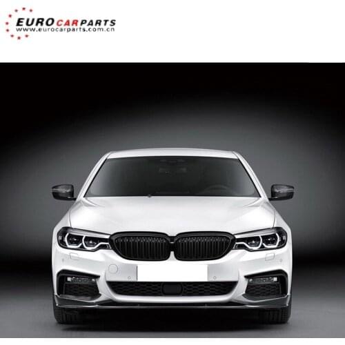 G30 front lip fit for 5 Series G30 Msport M-tech 540i 550i for MP style carbon fiber G30 front spoiler