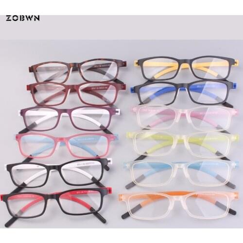 Super-elastic tr90 full rim glasses ultra light prescription lens ladies eyeglasses frames gafas silicone optical optical oculos