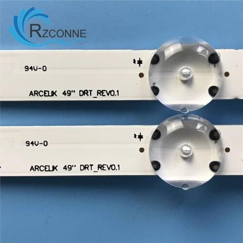 LED Backlight strip 4 lamp for ARCELIK 49'' DRT_REV0.1 ZVA65600-AA 49VLX7730 SP BP WP B49L8752 5S A49L8752 5S 057T49-C15 C13 C09