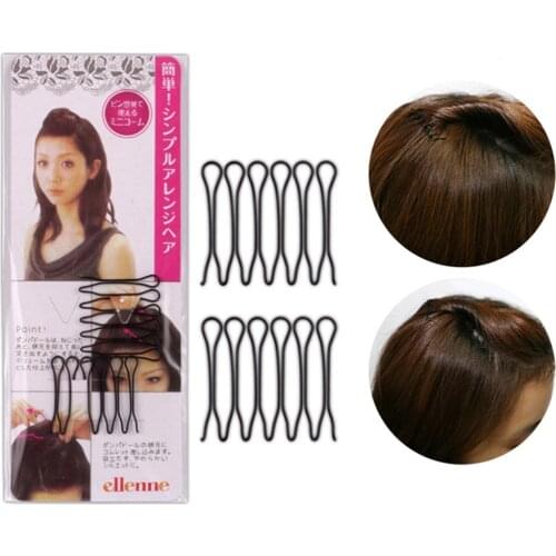 U Shape Hair Finishing Fixer Comb Bobby Pins Mini Bangs Holder Styling Tool Women and Girls Hairstyle Hair Accessories