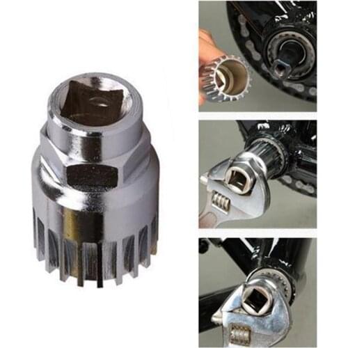 Bicycle Bottom Bracket Removal Repair Tool 20 Teeth Bike Sleeve Square Hole Center Shaft Installation Tools
