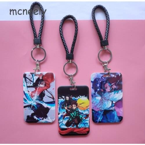Free Shipping BOY LIKE CARTOON School Office Business Vertical ID Badge Card Holder With Lanyard ID Badge Credit Card Cover