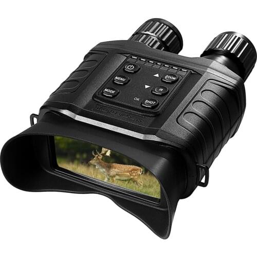 WILDGAMEPLUS WG550B Binoculars Telescope 4X Digital Zoom IR Night Vision Scope 5W infrared LED 500m Full Dark Distance Camera