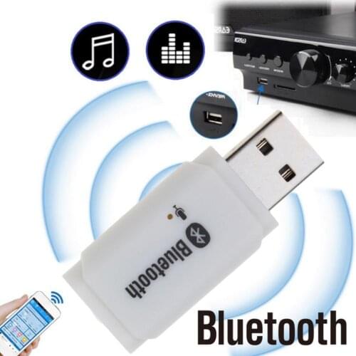 Bluetooth 5.0 Wireless USB Receiver AUX Car Audio Adapter Mp3 Player Handsfree Speaker For Android/IOS Car Kit Microphone Car