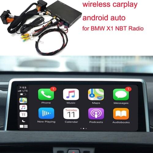 CarPlay Wireless iOS for BMW X1 E84 F48 2013-2016 NBT ID4 Style Android Auto Mirror Link AirPlay Car Play Function