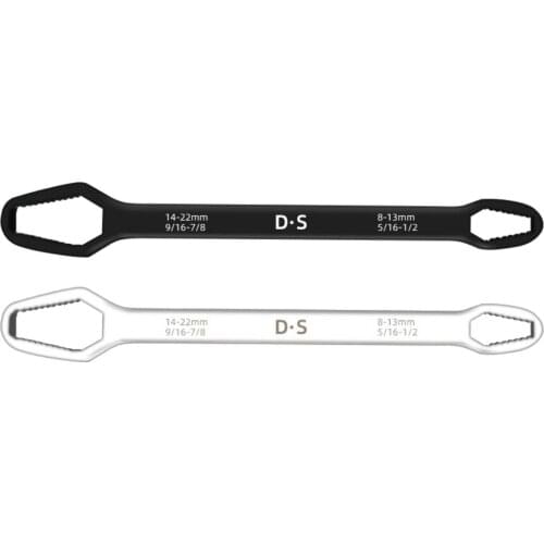 Double-head 8-22mm Adjustable Wrench Univeral Torx Wrench with Spline Bolts Torx Universial Furniture Car Repair Spanner