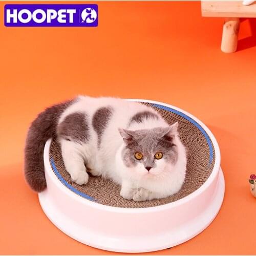 HOOPET Cat Scratcher Board Scratching Post Mat Toy Soft Bed Mat Kitten Corrugated Cardboard Scratch Pad Claws Care Pet Toys