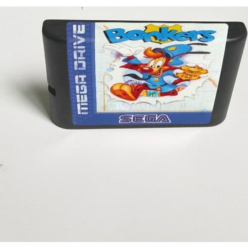 Bookers - 16 Bit MD Game Card for Sega Megadrive Genesis Video Game Console Cartridge