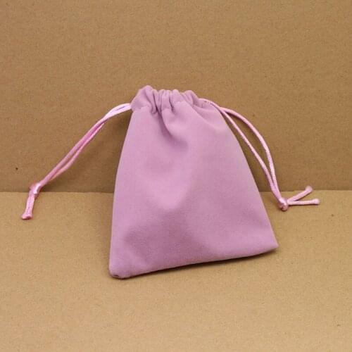 High quality 8*10cm velvet drawstring jewelry dust bag for decorations necklace gift toiletry camera storage and packaging