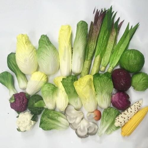 Mini Fake Vegetable Artificial Simulation Food Vegetables Fruit Kitchen Diy Craft Home Birthday Party Wedding Decoration