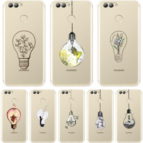 Art Flower light Soft Silicone Phone Case For Huawei Nova 3 3I 3E 2i 2 Lite Plus Back Cover For Huawei Nova Smart Lite 2017 Case