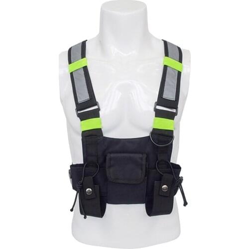 Chest Rig Kanye West Waist Pack Chest Bags Fashion oxford adjustable Black Vest Hip Hop Streetwear Functional Tactical Harness