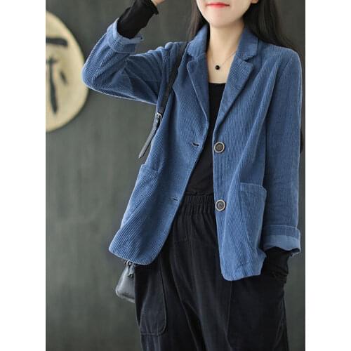 NAKKESHMEN Women's Blazers With Short Sleeves