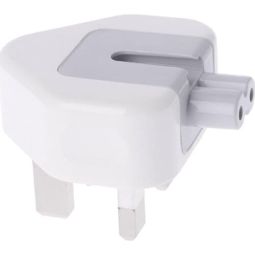 New White UK AC Plug Power Charger Adapter For Apple iBook/MacBook ipad iPhone