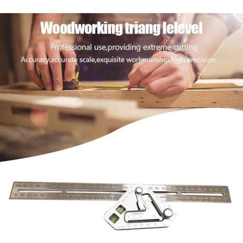 Revolutionary Carpentry tool Carpenters level Ruler woodworking triang lelevel