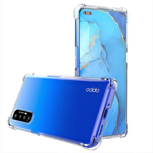Luxury Silicone Case For Oppo Reno 4Z 5G 2 2F 2Z 3 4G 4SE 4 Lite Transparent Soft Case For Reno 5 Lite 5F 5K 5 6 Pro Shockproof