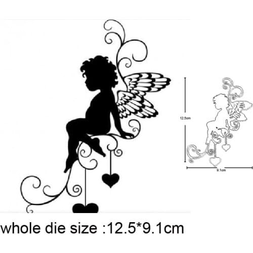 Christmas Angel elves New Metal Cutting Dies for Card Making Dies Scrapbooking DIY Paper Craft Dies Embossing Die Cut