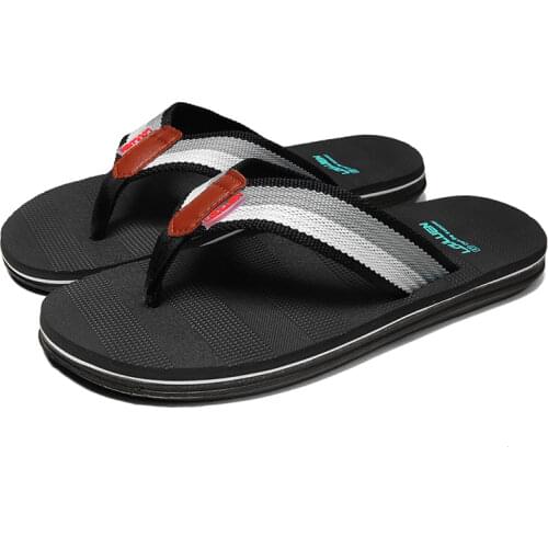 Mens Beach Slippers Man Summer Flip Flop For 2021 Male Comfortable Casual Sandals Outdoor Beach Shoes Anti-slip Aqua Slippers