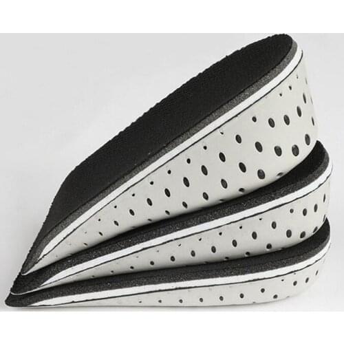 1 Pair Height Increase Insole Memory Foam Slow Rebound Shoe Heel Pad Breathable Half Sole Men Women Heighten Insert Cushion