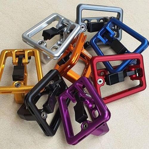 RIDEA carrier bag front bracket CNC ultra-light aluminum alloy carrier for brompton bike shelf accessories