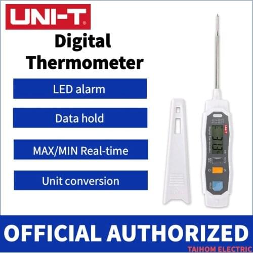 UNI-T Digital Probe Oven Thermometer A61 LED Indication Water Oil Temperature Meter For Food Cooking Kitchen BBQ