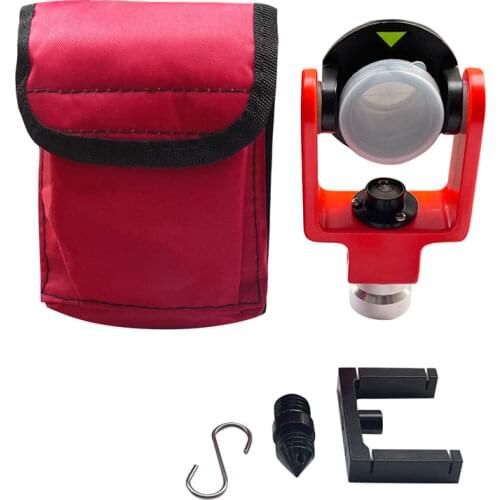 High quality metal NEW MiNi prism for Sokkia Pentax Topcon NIKON Total stations middle bubble 5/8" X 11 mounting thread 0mm/-30