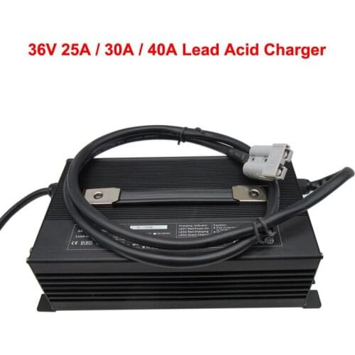 1500W 36V 30A Lead Acid Battery Charger Output 44.1V 30A Charger for 36V Lead-acid Ebike Forklift Touring Car battery pack