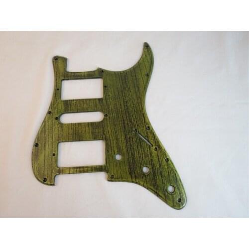 1PCS Best solid Ailanthus wood STRAT GUITAR HSH Pickguard #4431