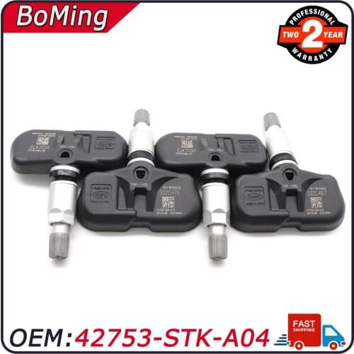 315Mhz Car TPMS Tire Pressure Sensor Monitoring System 42753-STK-A04 For Acura MDX TSX RDX Honda Pilot 3.5L PMV-108G 2007-2015