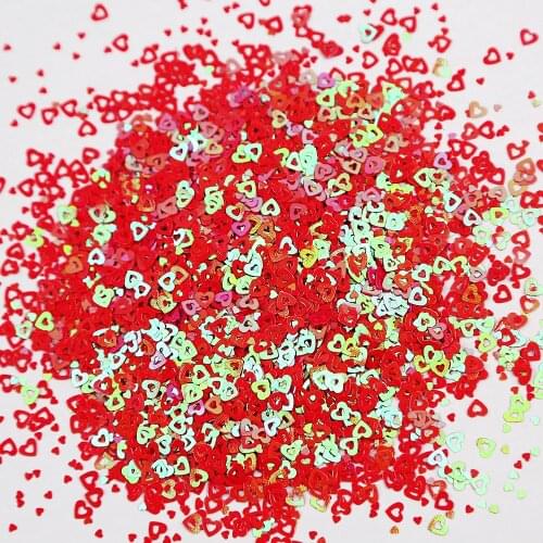 50g Valentines Day Pearls Heart Glitter For face, Body, Hair and nail art 5MM nail supplier crafts resin Loose glitter HMD137