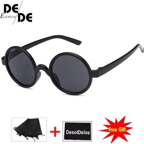 Black Floral Round Sunglasses Cute Baby Eyewear Children Fashion Shades Boys Girls Lovely Vintage Design Brand New 2019