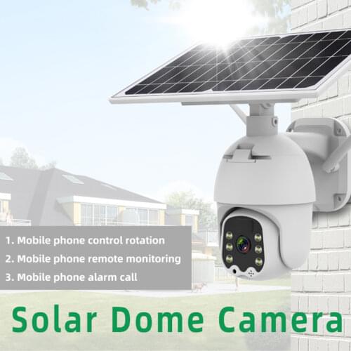 CPVAN IP Camera 4G SIM Card 1080P HD Solar Panel Outdoor Monitoring CCTV Camera Smart Video Surveillance Security Camera