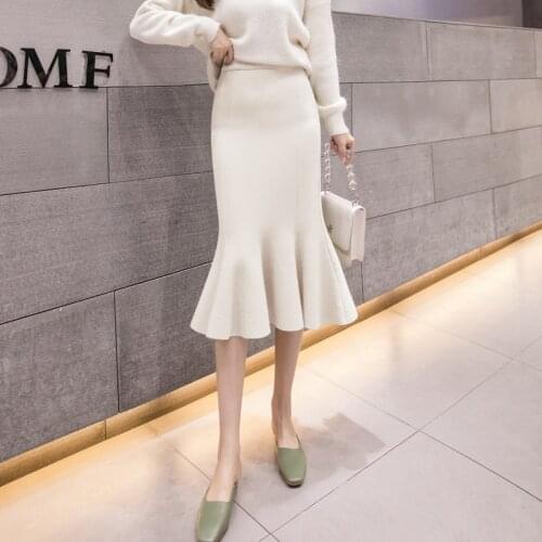 Женские трикотажные юбки DFRCAEG China At AliExpress