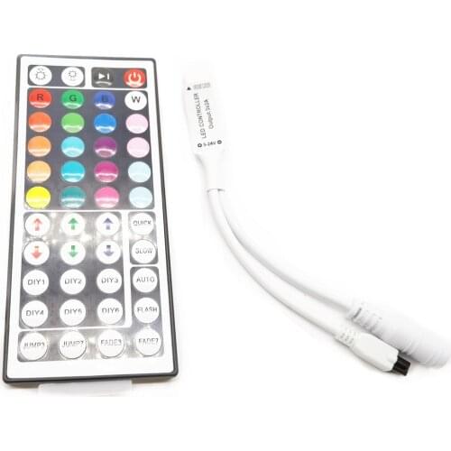 Led Controller 44 Keys 24 Keys LED IR RGB Controler LED Lights Controller IR Remote Dimmer DC12V Control For RGB LED Strip