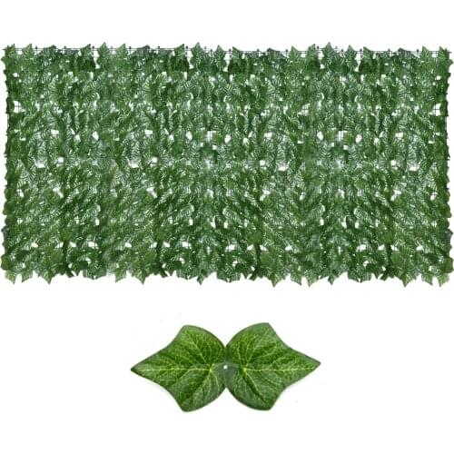 Simulated Ivy Privacy Fence Screen Artificial Hedge Vine Leaf Fence Decoration Suitable For Outdoor Garden Decoration 0.5x1m/3m