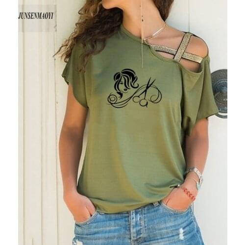 JUNSENMAOYI Women's T-shirts With Print