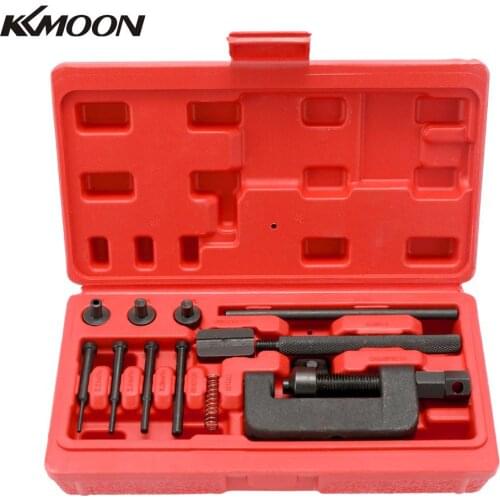 KKmoon Motorcycle Bike Chain Breaker Splitter Link Riveter Universal Bikes Riveting Tool Set Cycling Accessories with Carry Box