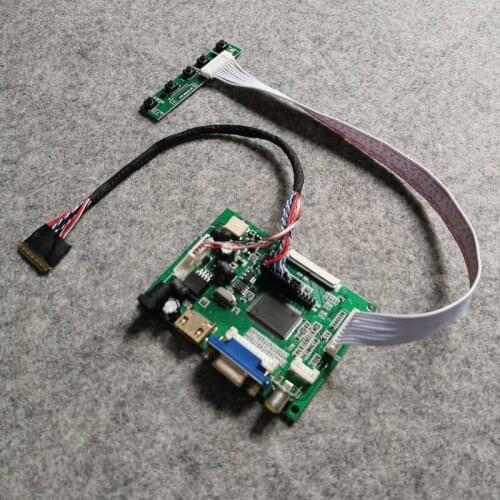 LCD monitor controller drive board notebook Fit LP156WH3-TLA1/TLS1/TLT1 matrix DIY kit 1366*768 60Hz WLED LVDS 40Pin VGA AV