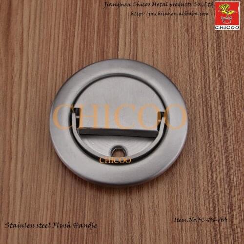 Stainless Steel circle Recessed Handle Cup Handle Flush door handle