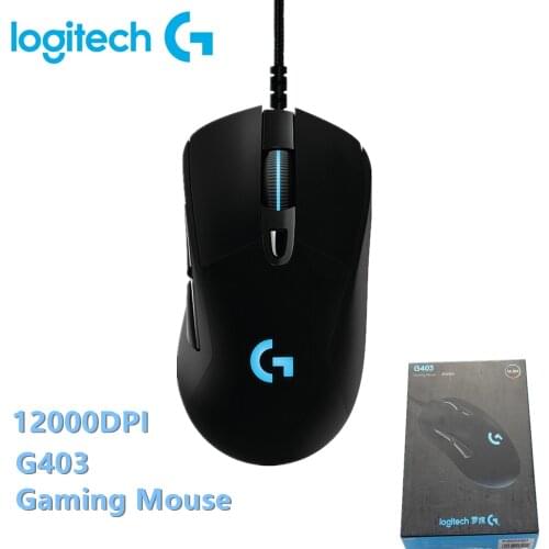 Logitech G403/G403 Hero Gaming Mouse 12000DPI Wired RGB Mouse with 32-bit ARM Support Logitech G HUB for Windows Mac Chrome